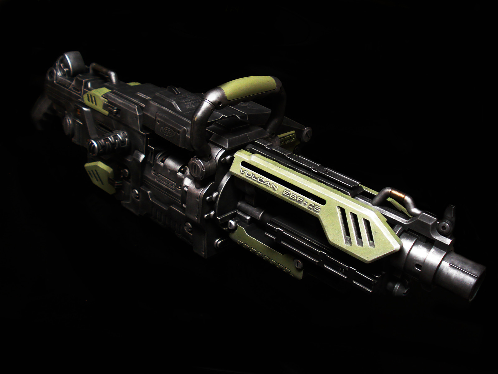 Fully Custom Vulcan Nerf Gun Modified Infinigeek 9552 Hot Sex Picture
