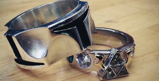 Star wars wedding ring holder