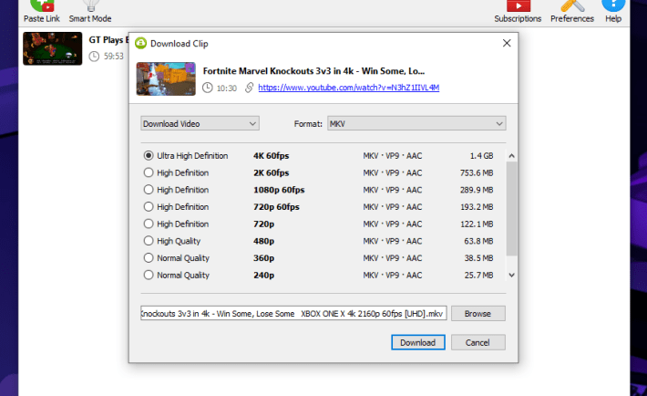 how to download a video from youtube 4k downloader